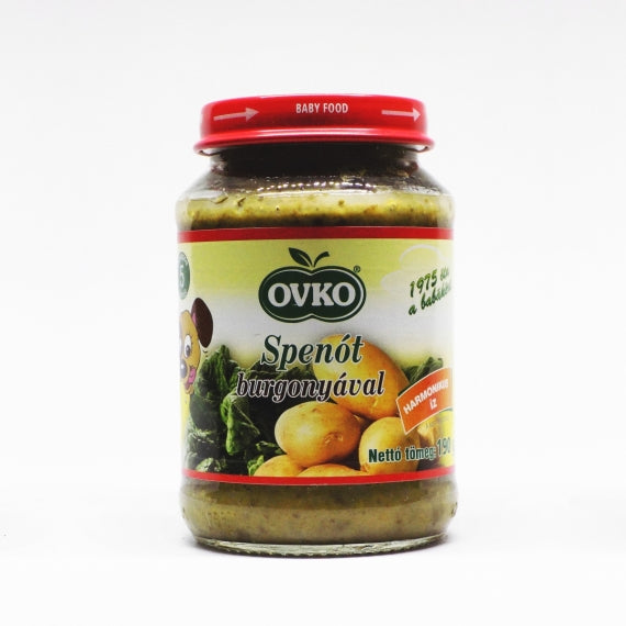 Ovko Spenót burgonyával bébiétel 5 hó + 190 g