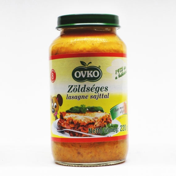 Ovko Zöldséges lasagne sajttal bébiétel 8 hó + 220 g